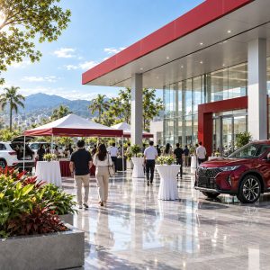 Acara di halaman dealer