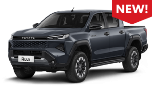 Toyota Hilux D-Cab tampak depan