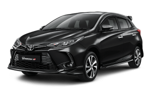 Toyota Yaris tampak depan